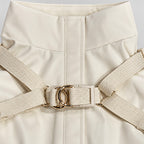Hunde Regenmantel creme-gold