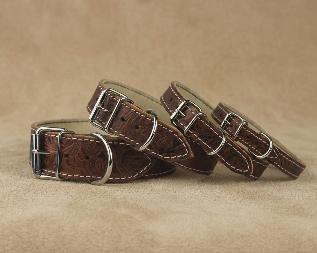 Halsband-braun-floral