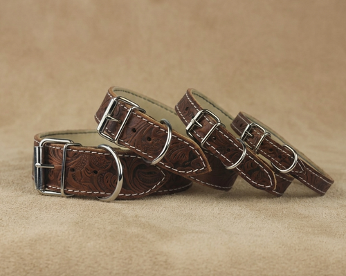 Halsband-braun-floral