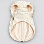 Hunde Regenmantel creme-gold