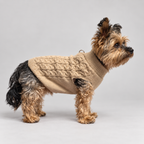 Hundepullover Beige