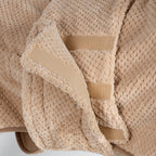 Hunde Bademantel beige