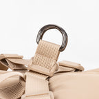 Hundemantel mit Geschirr beige
