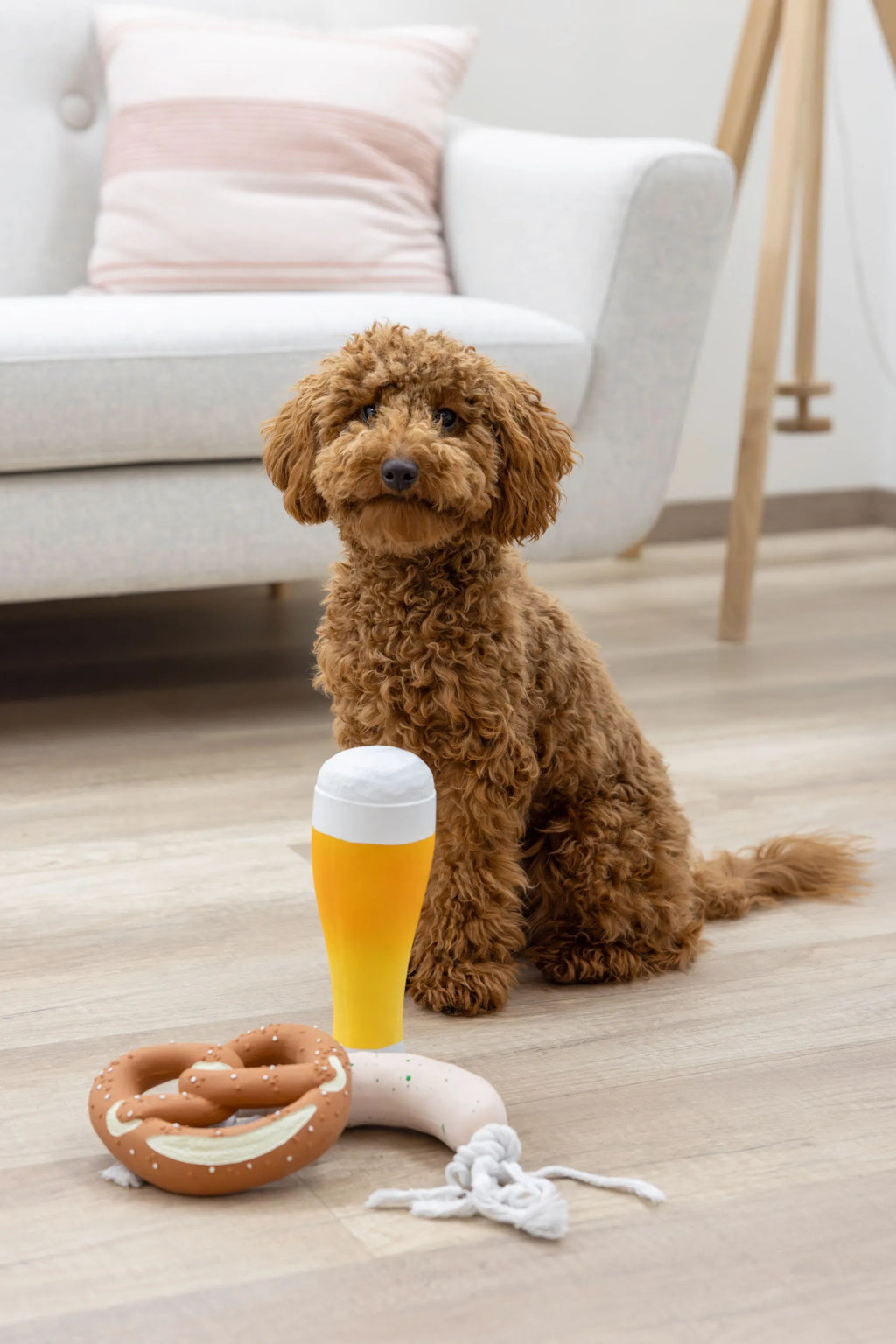 Latexspielzeug "Weißwurst"