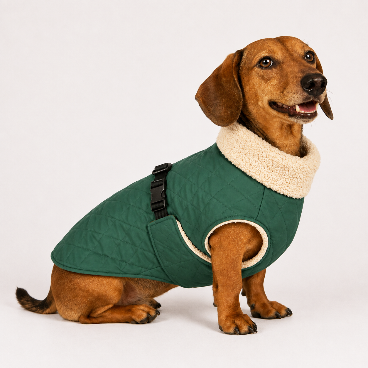 Hundemantel gruen