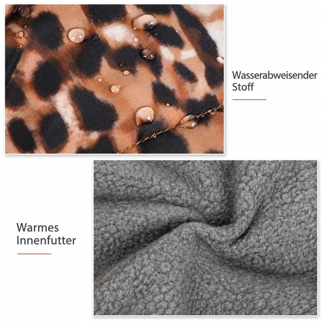 Hundemantel mit Geschirr Leo