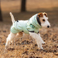 Hundemantel "Norway" Salbei mit integriertem Halsband