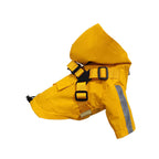 Hunde Regenmantel "Seehund" gelb