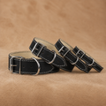 Halsband Schwarz/Kontrast