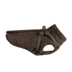 Hundemantel mit Geschirr Sherpa brown