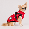 Hundemantel mit Geschirr Snowflake