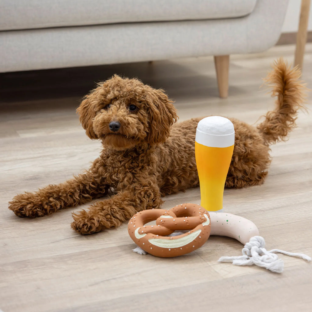Latexspielzeug "Weißwurst"