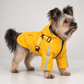 Hunde Regenmantel "Seehund" gelb